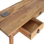 2 Drawer Cable Writing Desk3