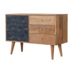 Acadia Black Cabinet with Drawers1