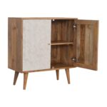 Acadia Teal and White Cabinet3