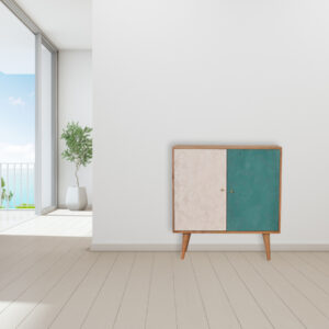Acadia Teal and White Cabinet6