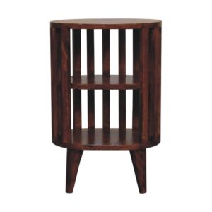 Ariella Double Shelf Chestnut Bedside