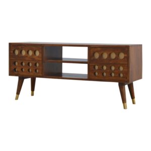Brass Hole Inlay Media Unit1