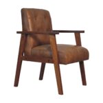 Buffalo Leather Chair1