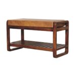 Buffalo Slatted Hallway Bench4