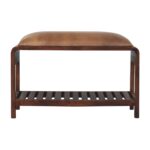 Buffalo Slatted Square Bench