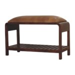 Buffalo Slatted Square Bench2