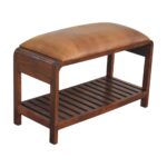 Buffalo Slatted Square Bench3