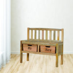 Carved Storage Bench1