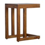 Chestnut Finish One-sided End Table1