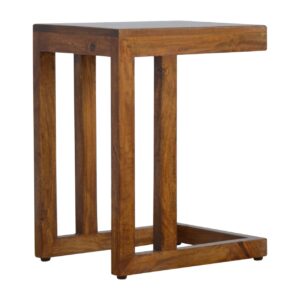Chestnut Finish One-sided End Table1