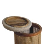 Cream Boucle Larissa Footstool2