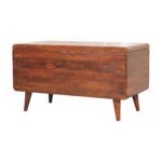 Curved Chestnut Blanket Box1