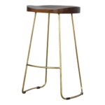 Gold Iron Bar Stool2