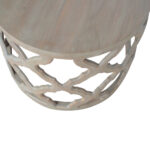 Grey Wash Large Cut-out Stool1