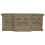 Grey Wash Shutter TV Cabinet