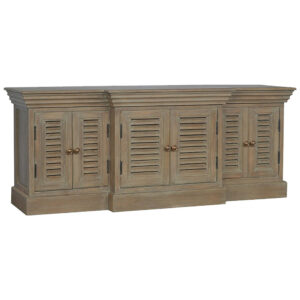 Grey Wash Shutter TV Cabinet1