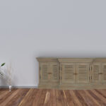 Grey Wash Shutter TV Cabinet4