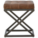 Industrial Cross Metal Coffee Table
