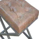 Industrial Cross Metal Coffee Table3