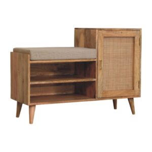 Larissa 2 slot Oak-ish Bench Unit1