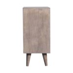 Mini Pineapple Carved Stone Finish Cabinet3