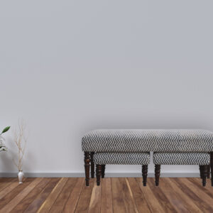 Natural Jute Set of 3 Benches3