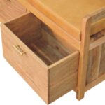 Oxford Oak-ish 2 Drawer Storage Bench2