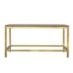 Rectangle Gold Coffee Table