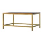 Rectangle Gold Coffee Table1