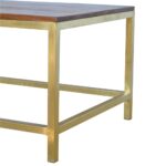 Rectangle Gold Coffee Table2