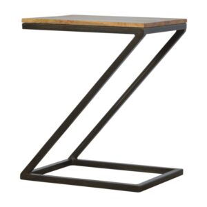 Side Table with Iron Base1