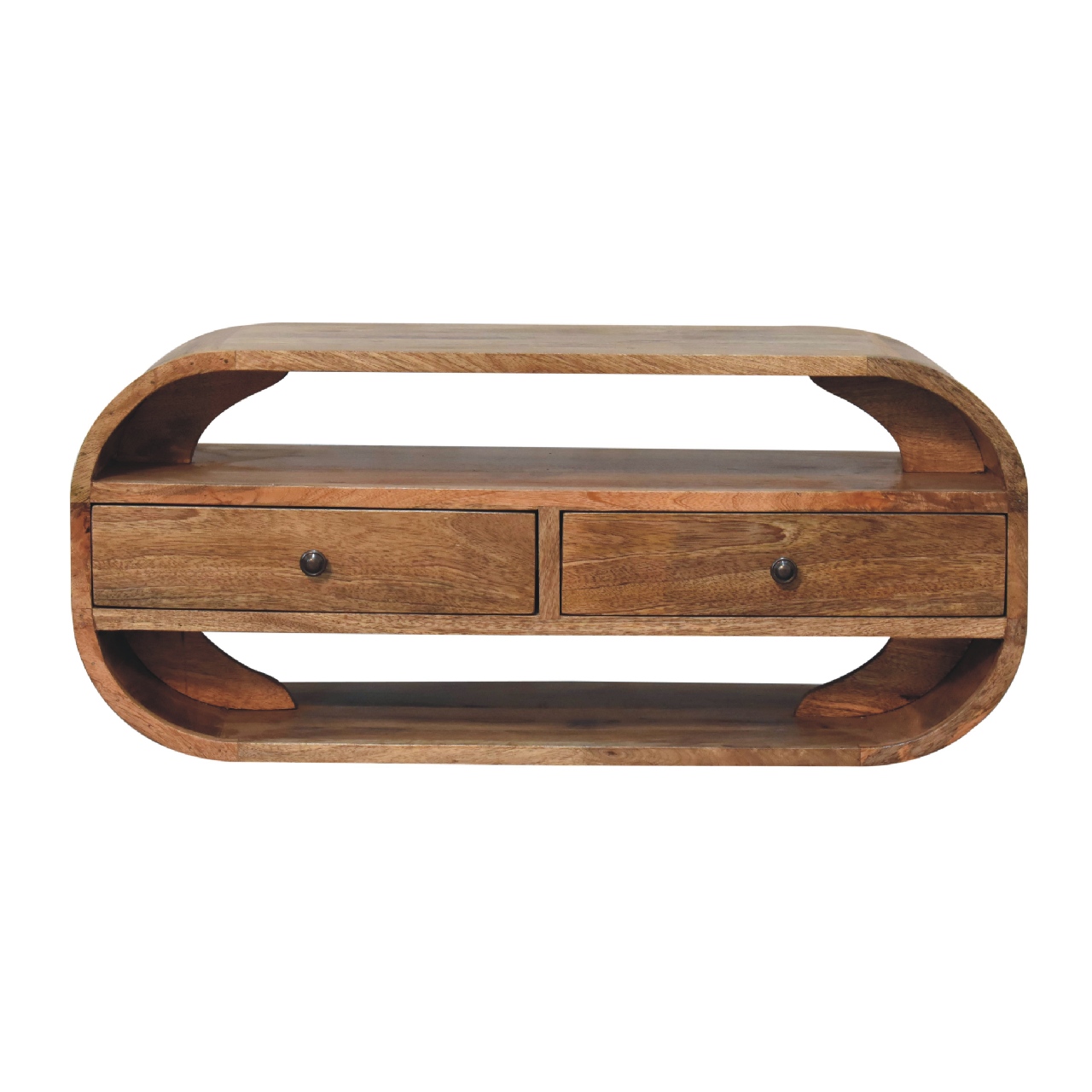 2 Drawer Curved Edge Media Unit 2 Drawer Curved Edge Media Unit