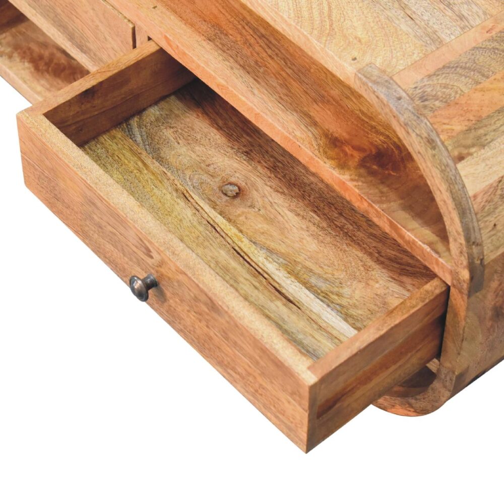 2 Drawer Curved Edge Media Unit2 2 Drawer Curved Edge Media Unit2