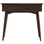 2 Drawer Walnut Hallway Console