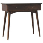 2 Drawer Walnut Hallway Console1