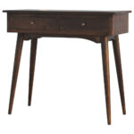 2 Drawer Walnut Hallway Console2