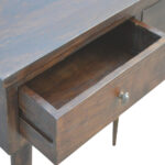 2 Drawer Walnut Hallway Console3