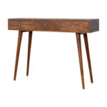 3 Drawer Assorted Chestnut Console2