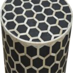 Bone Inlay Occasional Stool1
