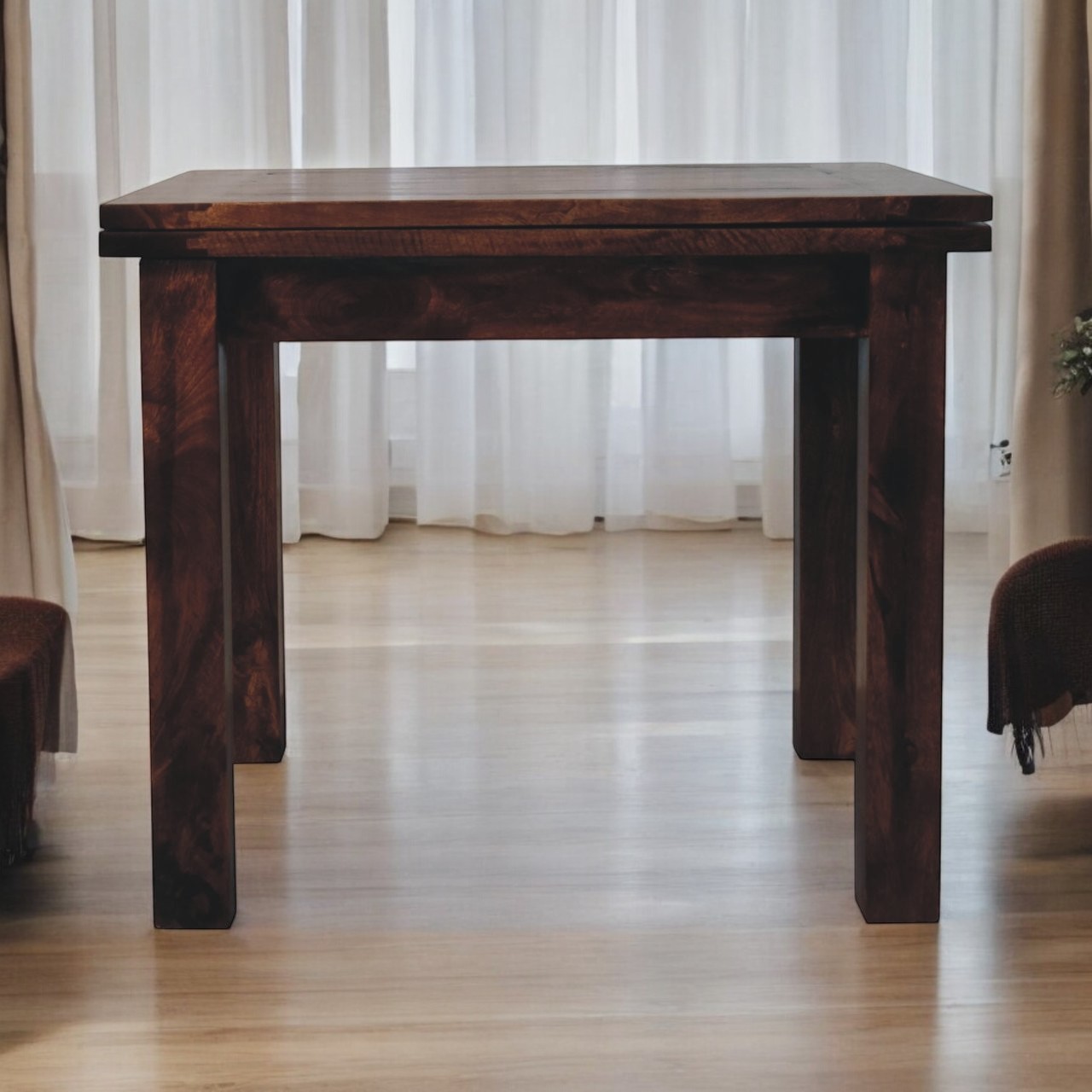 California Walnut Extendable Butterfly Dining Table5 California Walnut Extendable Butterfly Dining Table5