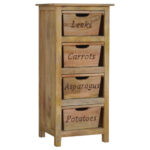 Carved Kitchen Cabinet1
