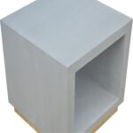Cement Cube Nightstand Table2