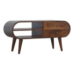 Chestnut Circular Media Unit1