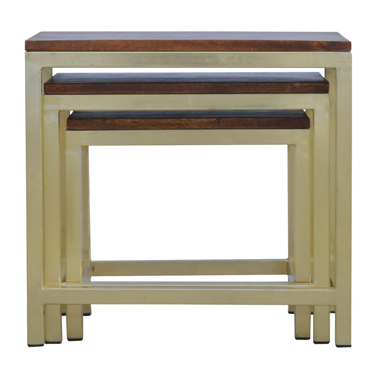 Chunky Gold Stool Set of 31 Chunky Gold Stool Set of 31