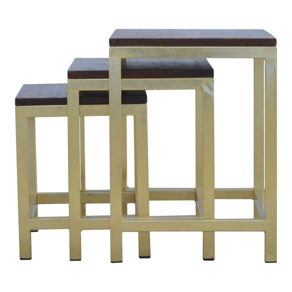 Chunky Gold Stool Set of 32 Chunky Gold Stool Set of 32