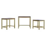 Chunky Gold Stool Set of 33