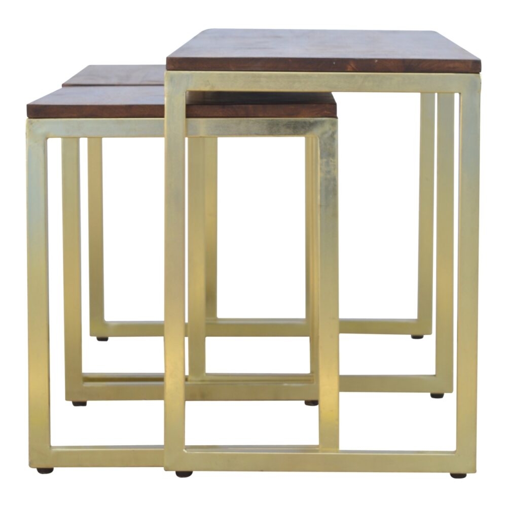 Chunky Gold Table Set of 33 Chunky Gold Table Set of 33
