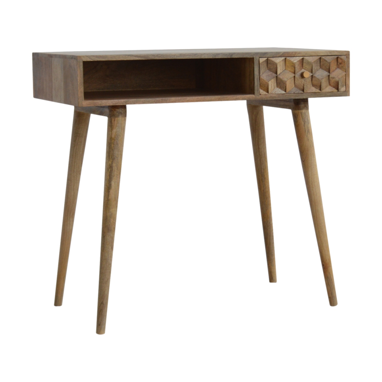 Cube Carved Writing Desk Cube Carved Writing Desk