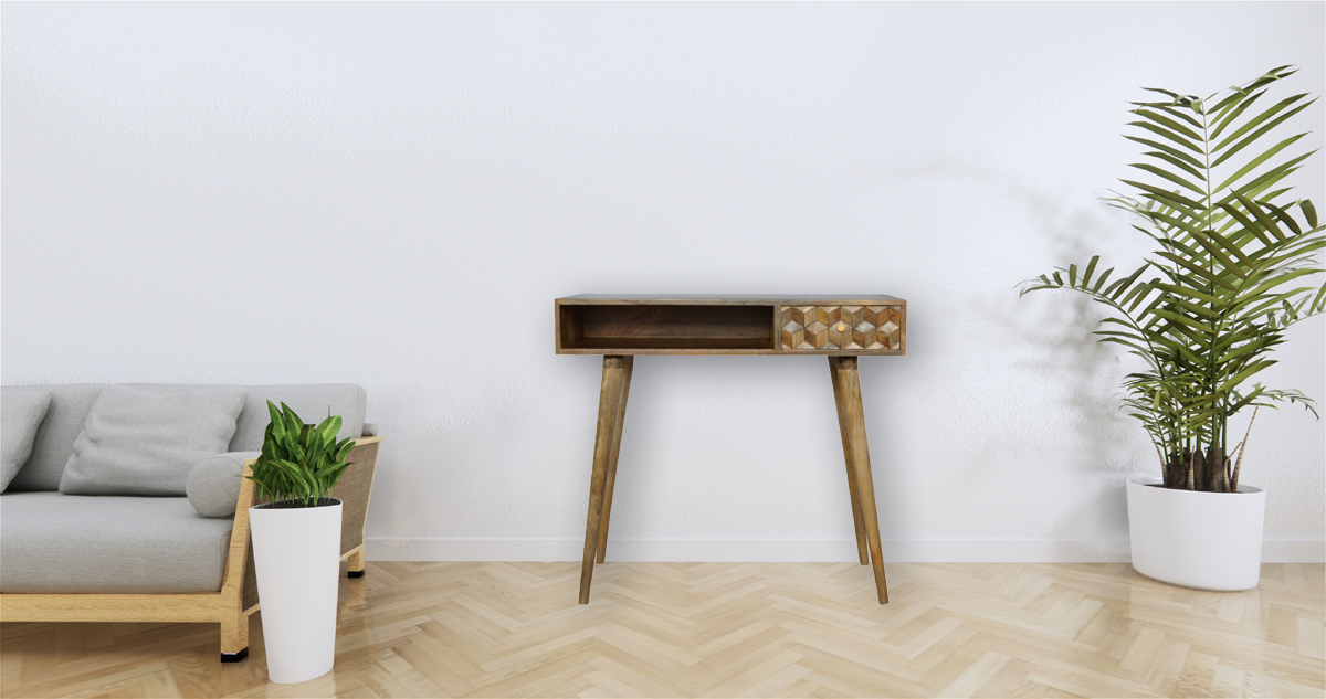 Cube Carved Writing Desk4 Cube Carved Writing Desk4
