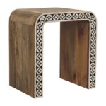 Edessa Bone Inlay End Table1